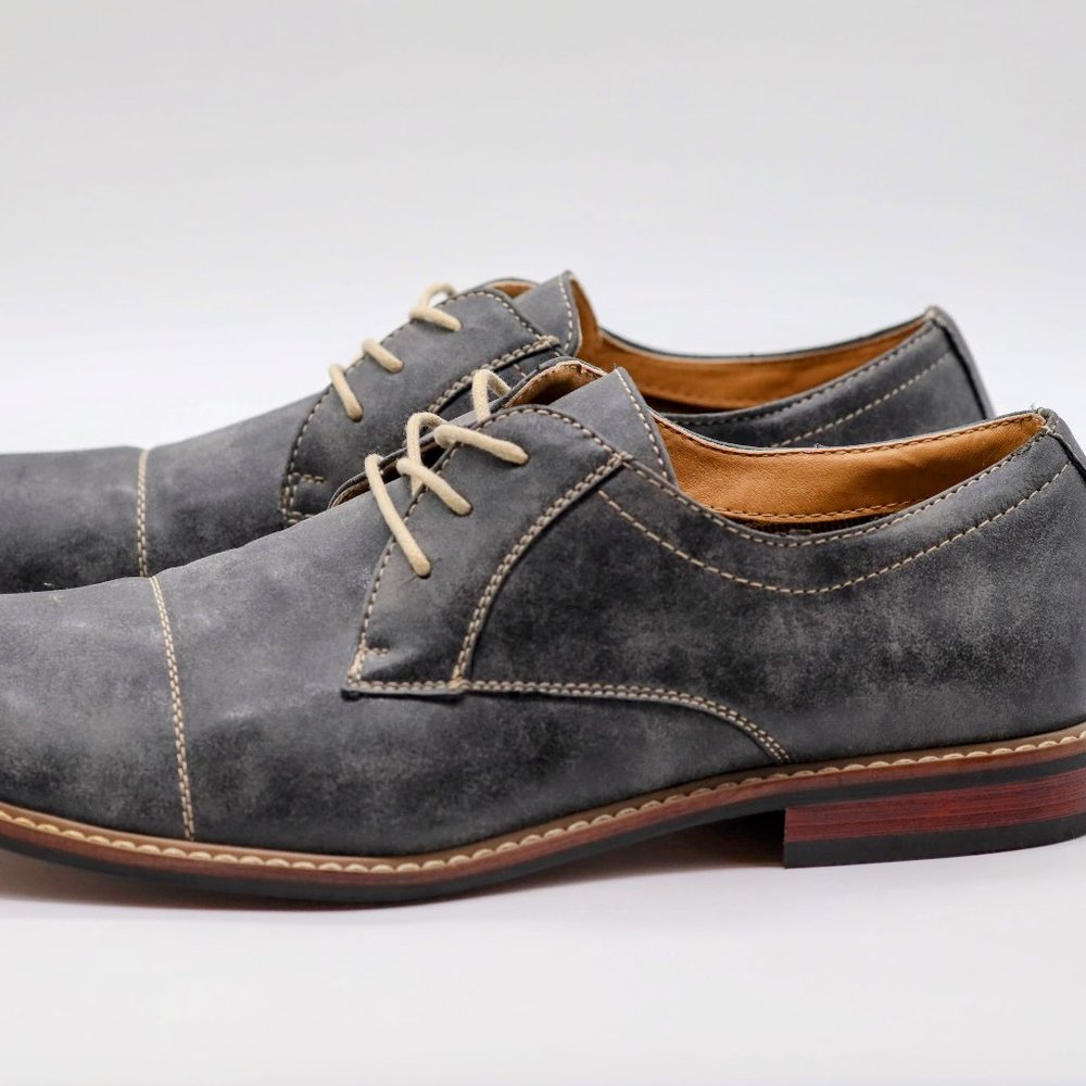 FERRO ALDO Lace up Classic Cap Toe Oxford Dress Shoe MFA 19275 GREY 506 Men 13